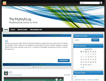 Tablet Screenshot of mythryll.com